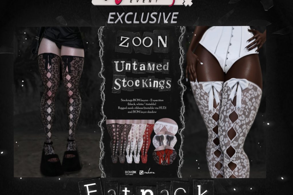 Untamed Stockings - BOM for Reborn, L$299