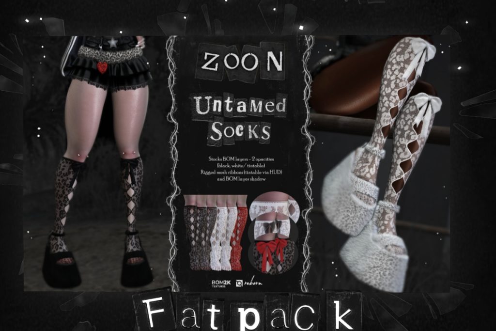 Untamed Socks - BOM for Reborn, L$299