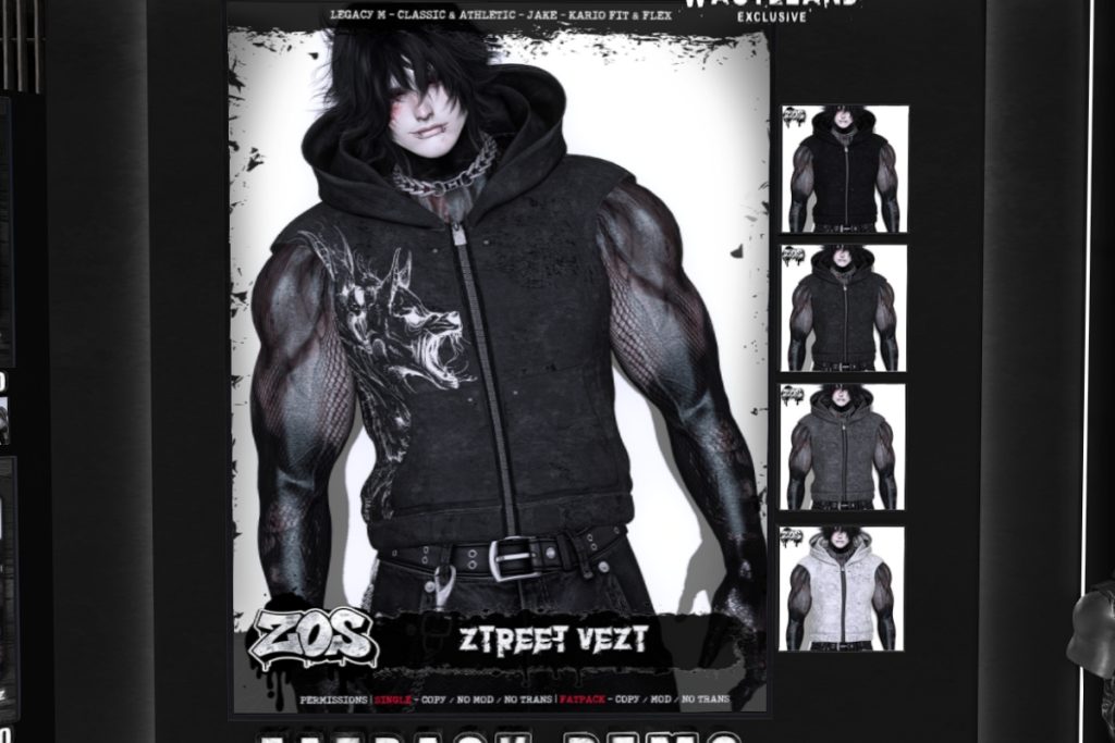 Ztreet Vezt - Jake/Kario Fit + Flex/Legacy/+mods, L$320 each/L$1200 FP
