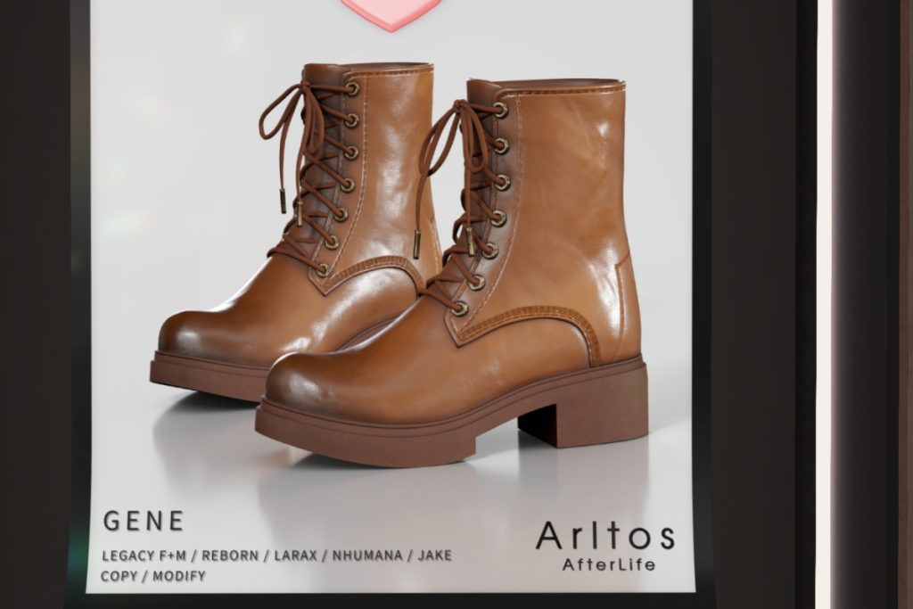 Gene Boots - See Ad for Fits, L$199 each/L$479 FP