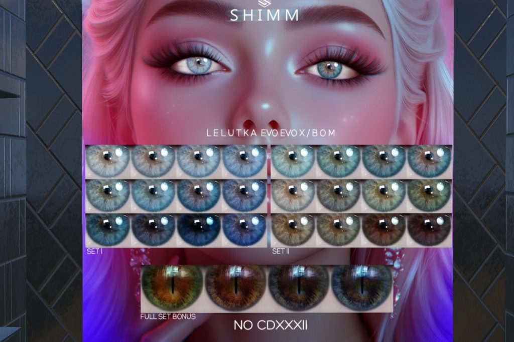 NO CDXXXII Eyes - BOM/EvoX, L$288 each/L$500 FP