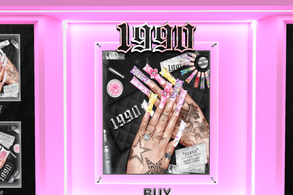 Pinka Deco Set Nails - See Ad for Fits, L$450