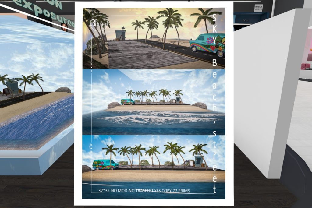 Sky Beach Street Skybox, L$199