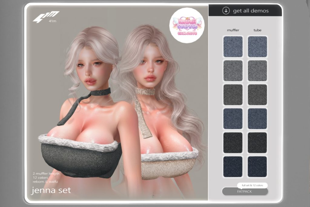 Jenna Set - Reborn/+mods, L$199 each/L$899 FP