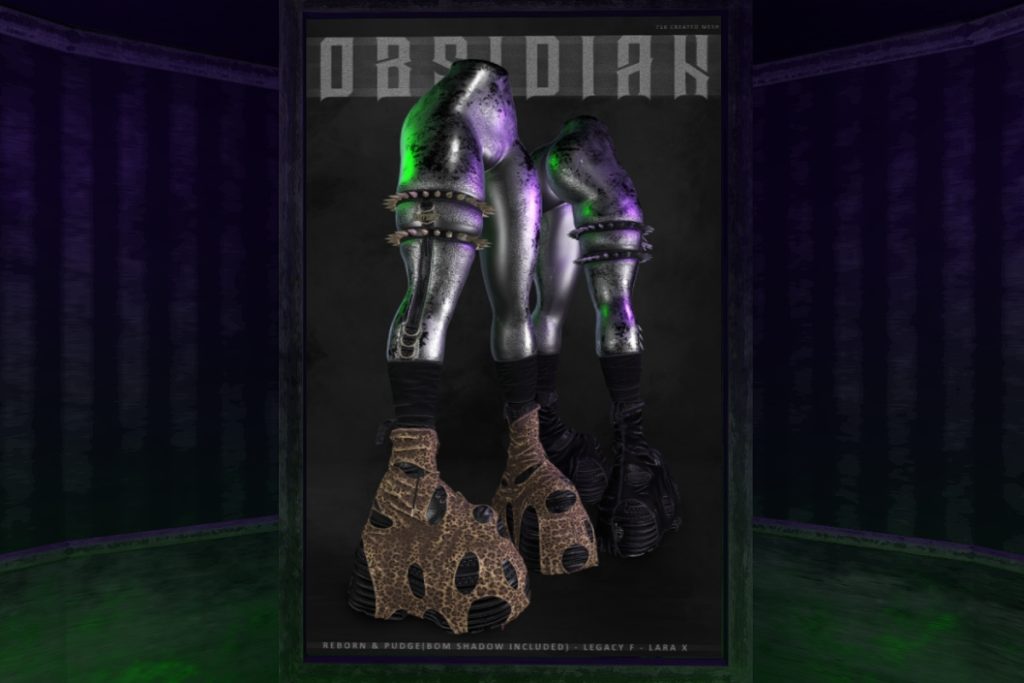 Obsidia Boots - Legacy/MaitreyaX/Reborn/+mods, L$349 each/L$1899 FP