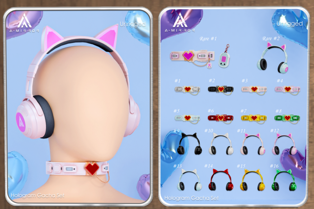 Hologram Headphones &amp; Collar, L$75 per play
