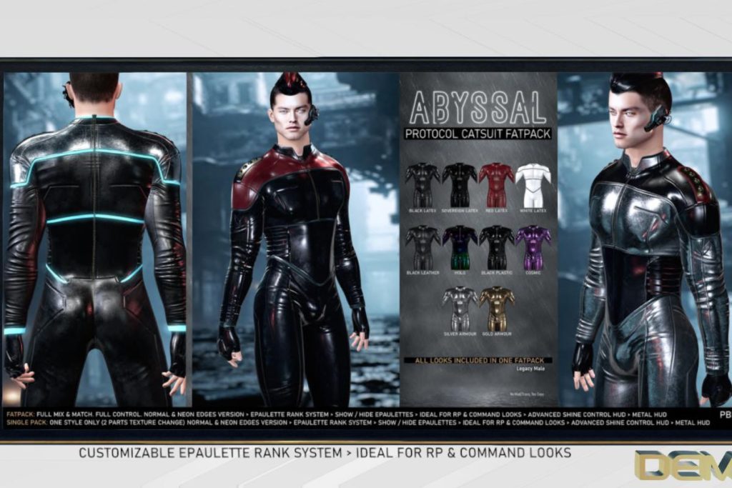 Protocol Catsuit - Legacy, L$577 each/L$2777 FP