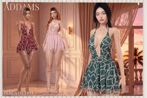 Perla Outfit - GenX/Inithium/Legacy/MaitreyaX/Reborn/+mods, L$250 each/L$1499 each FP/L$3299 MP