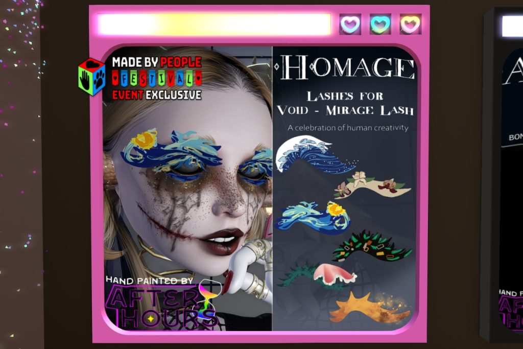 Homage Lashes - Voice Mirage, L$800