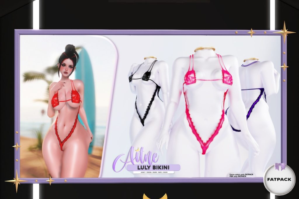 Luly Bikini - Legacy/MaitreyaX/Reborn/+mods, L$350 each/L$1499 FP