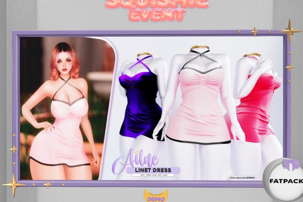 Linet Dress - Legacy/Reborn/+mods, L$350 each/L$1499 FP