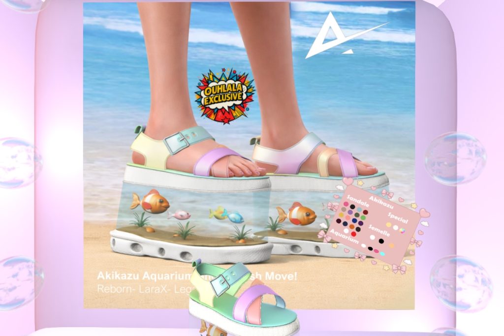Aquarium Shoes - Legacy/MaitreyaX/Reborn, L$499 each