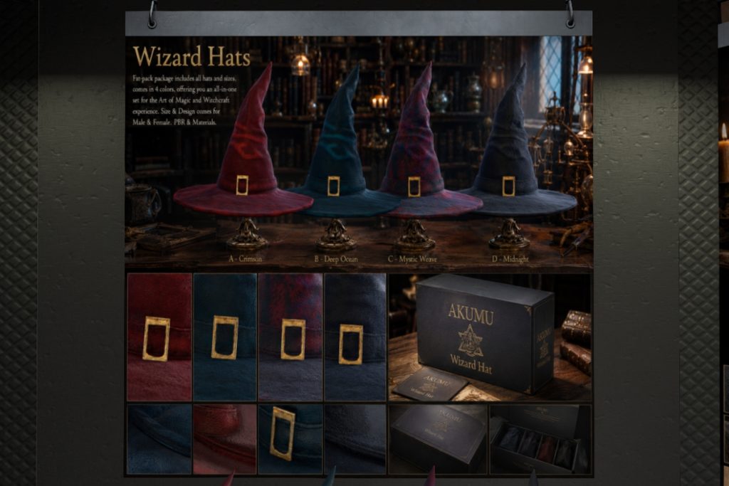 Wizard Hats, L$599