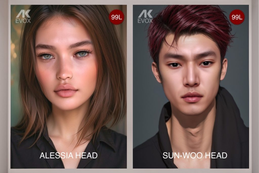 Alessia Head, L$99 | Sun-Woo Head, L$99