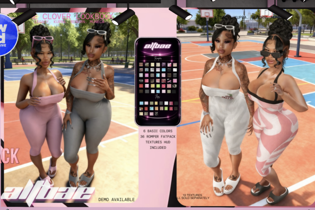 Clover Look Romper - Inithium/Legacy/MaitreyaX/Reborn/Yentements, L$300 each/L$1000 each FP
