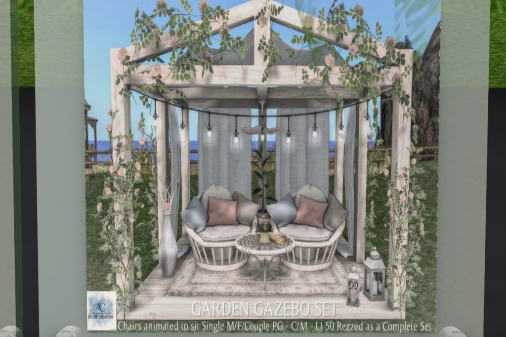 Garden Gazebo Set, L$599