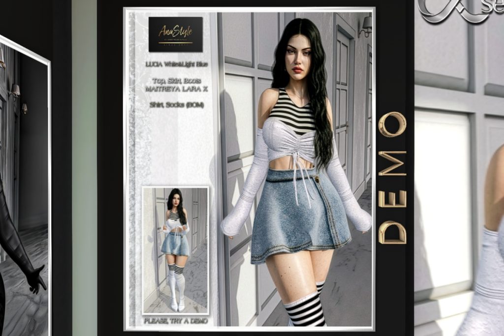 Lucia Outfit - Maitreya/+mods, L$120-L$199 each/L$970 FP