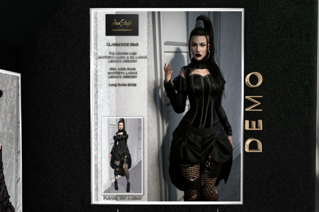 Clarimonde Set - See Ad for Fits, L$199 each/L$599 FP