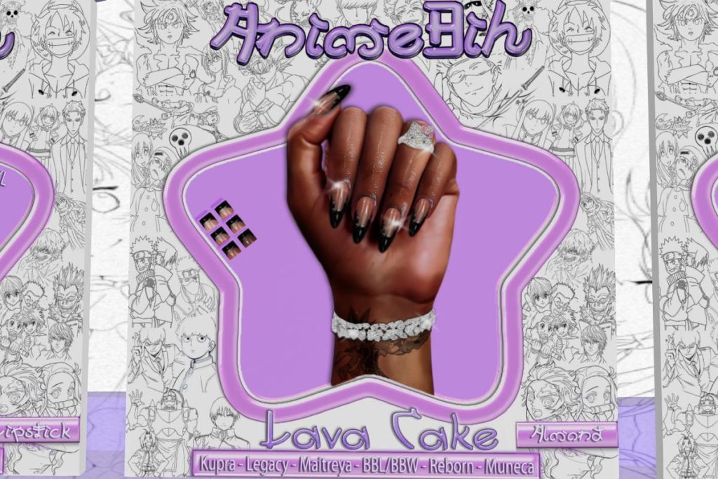 Lava Cake Nails - Inithium/Legacy/Maitreya/Reborn/Yentements, no price