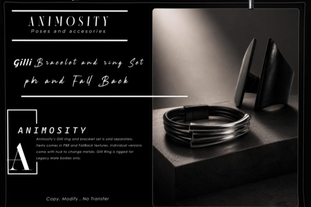 Gilli Bracelet &amp; Ring Set - Legacy, L$350 each