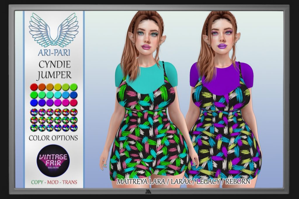 Cyndie Jumper - Legacy/Maitreya/Reborn/+mods, L$250