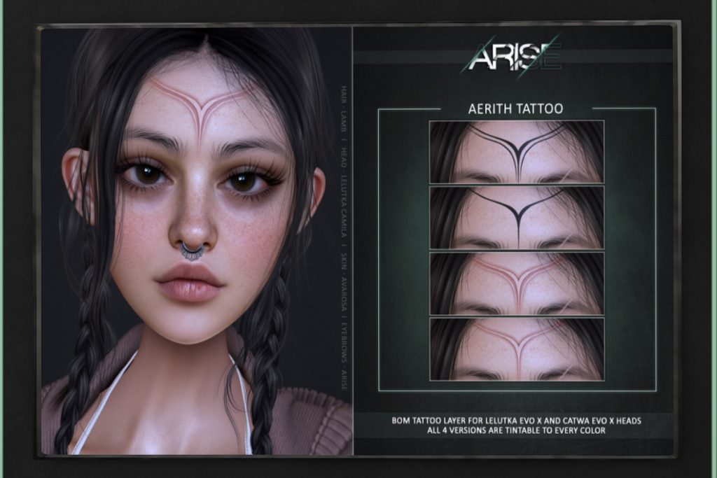 Aerith Tattoo - EvoX, L$259
