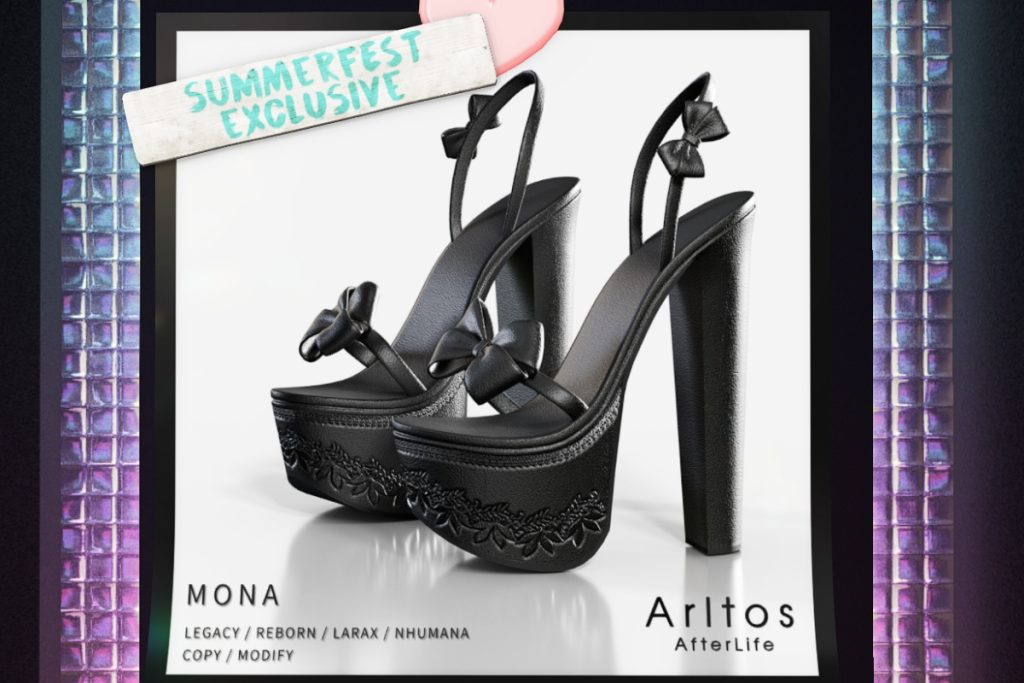 Mona Heels - Legacy/MaitreyaX/Nhumana/Reborn, L$199 each/L$479 FP