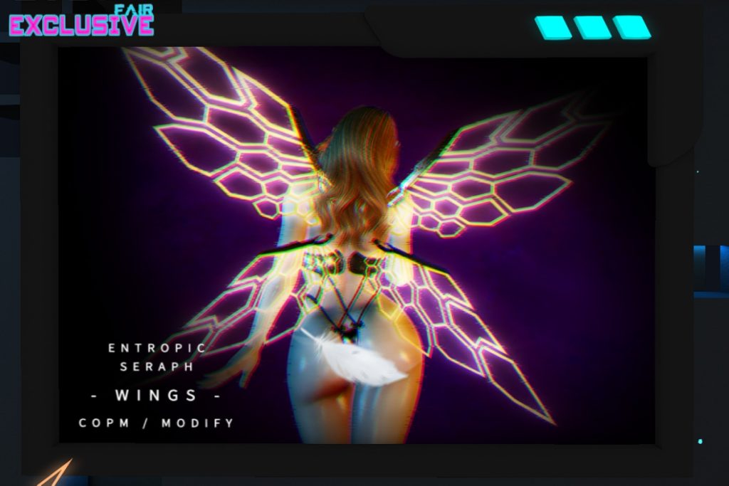 Entropic Seraph Wings, L$599