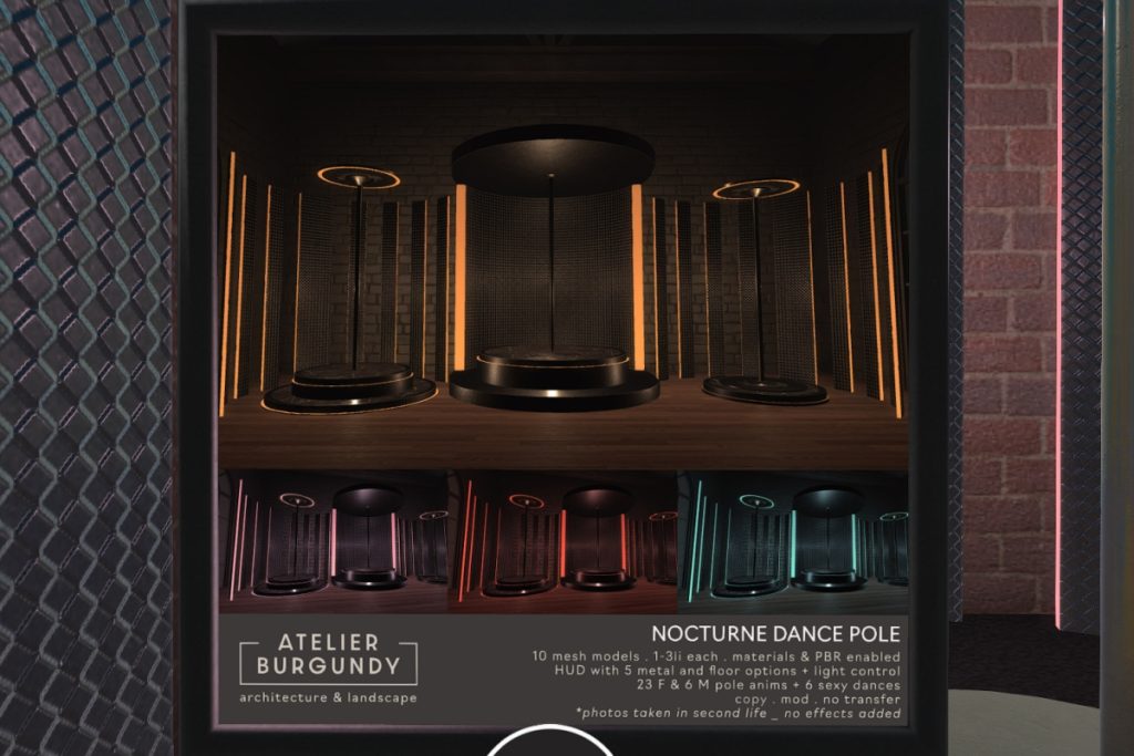 Nocturne Dance Pole, L$650
