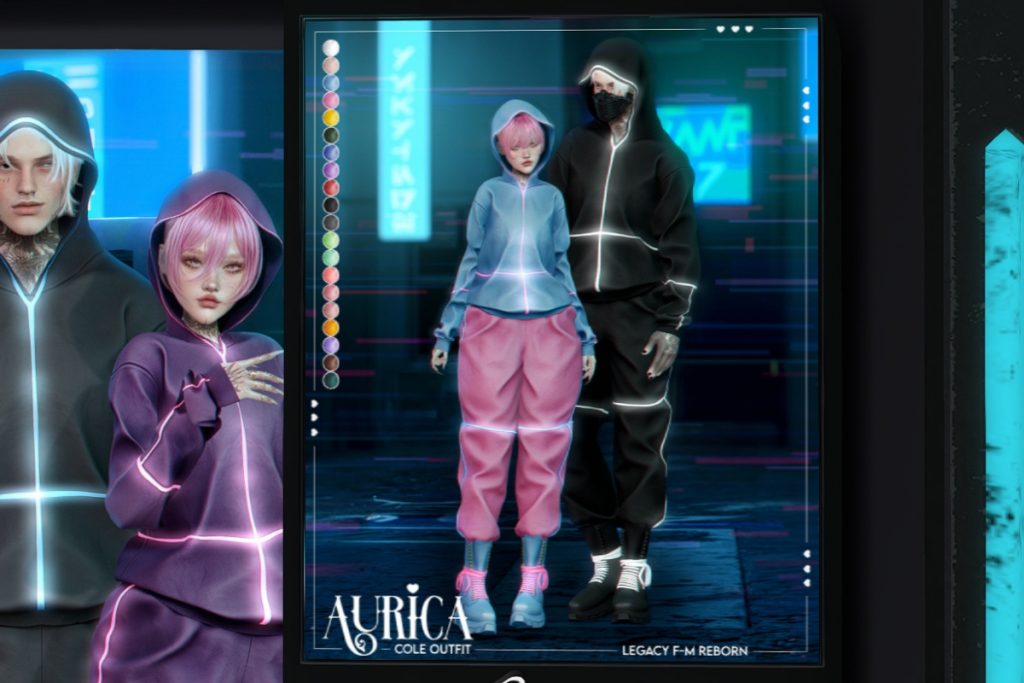 Cole Outfit - Legacy F+M/Reborn, L$269 each/L$1169 FP