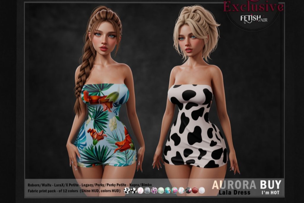 Lala Fabric Dress - Inithium/Legacy/MaitreyaX/Reborn/+mods, L$599