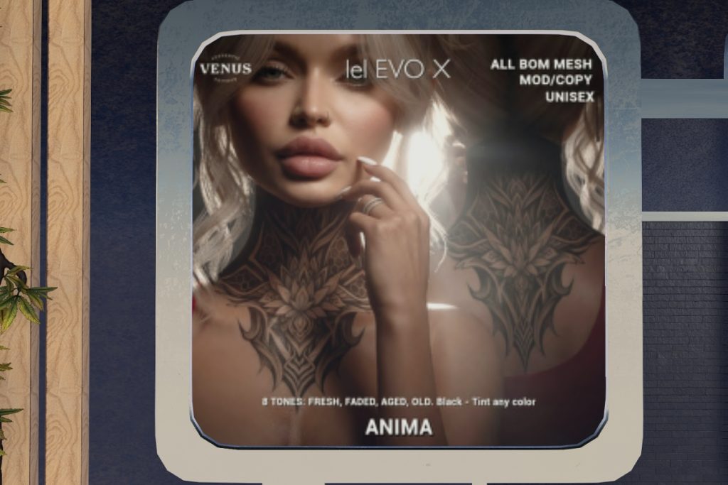 Anima Tattoo - BOM, L$400