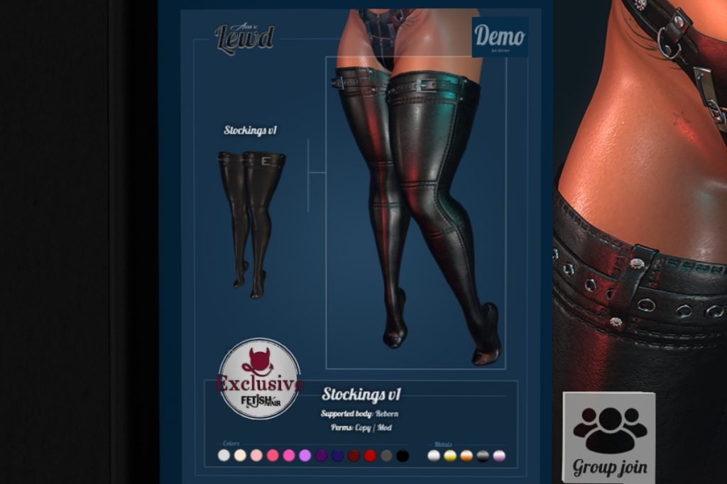Stockings v1 - Reborn, L$349