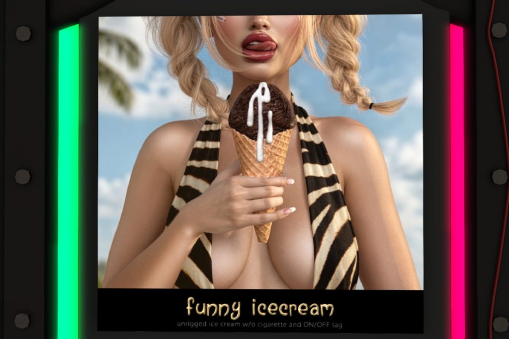 Funny Icecream Holdable, L$745 per play