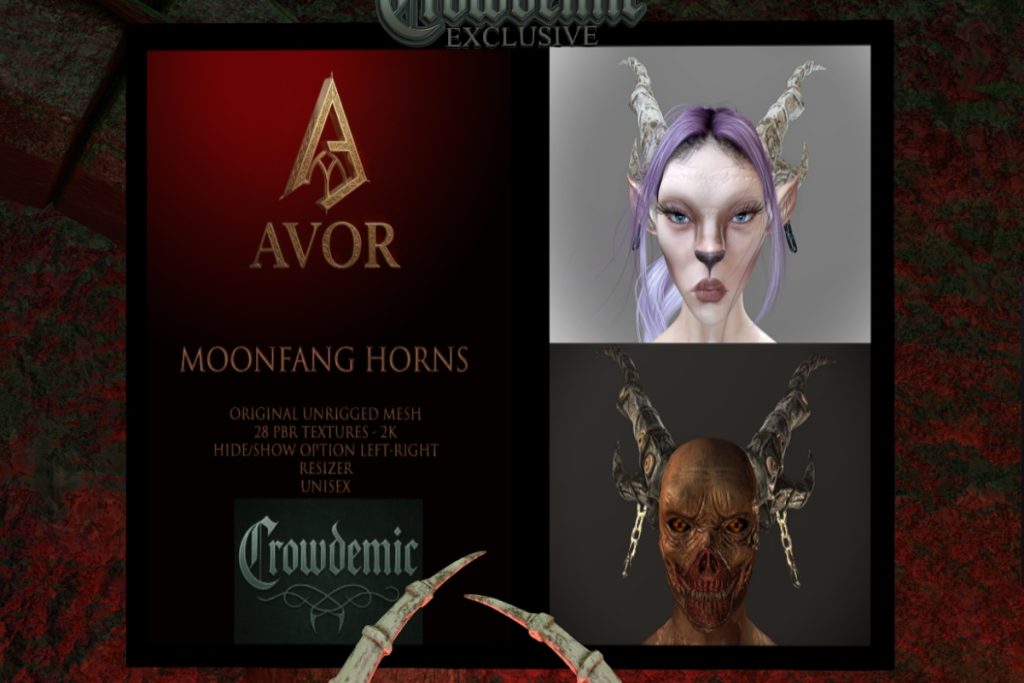 Moonfang Horns, L$600