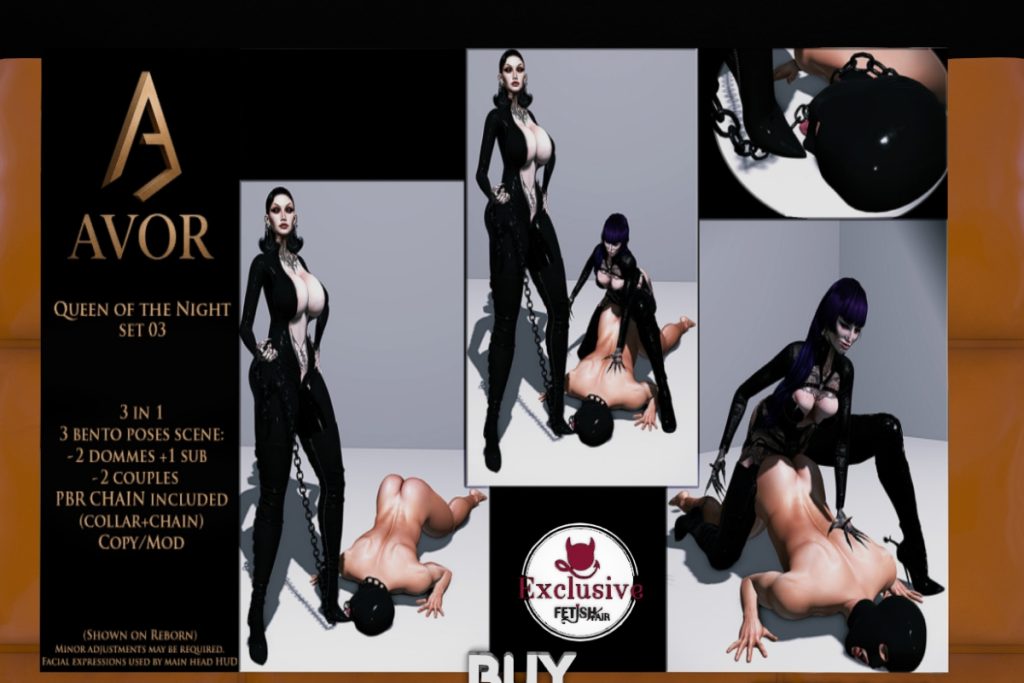 Queen of The Night Set 03 Poses &amp; Props, L$350