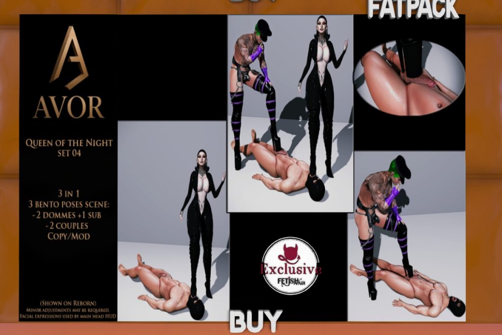 Queen of The Night Set 04 Poses &amp; Props, L$350