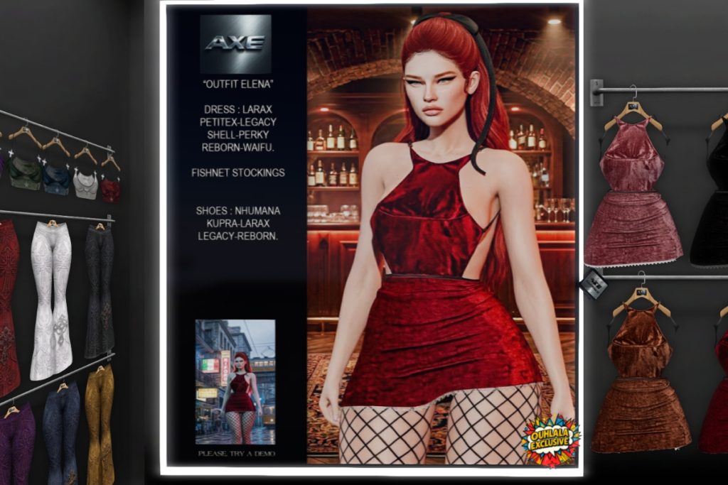 Elena Dress - Inithium/Legacy/MaitreyaX/Reborn/Yentements/+mods, L$150-L$170 each/