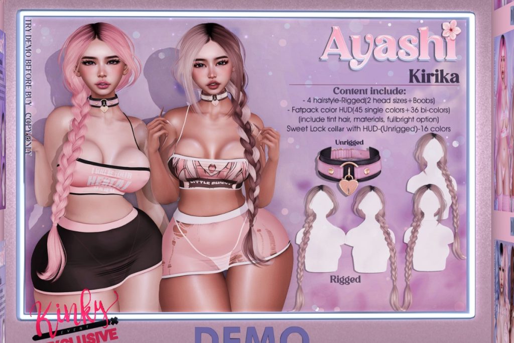 Kirika Hair, L$990