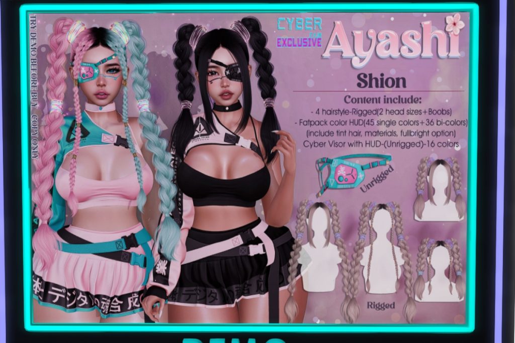 Shion Hair, L$990