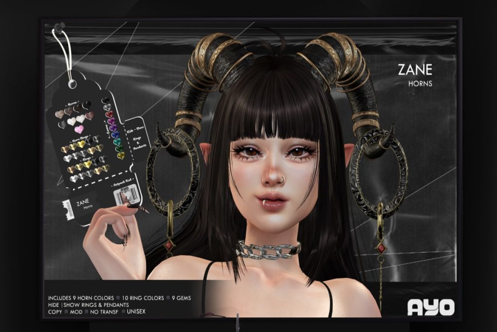 Zane Horns, L$399