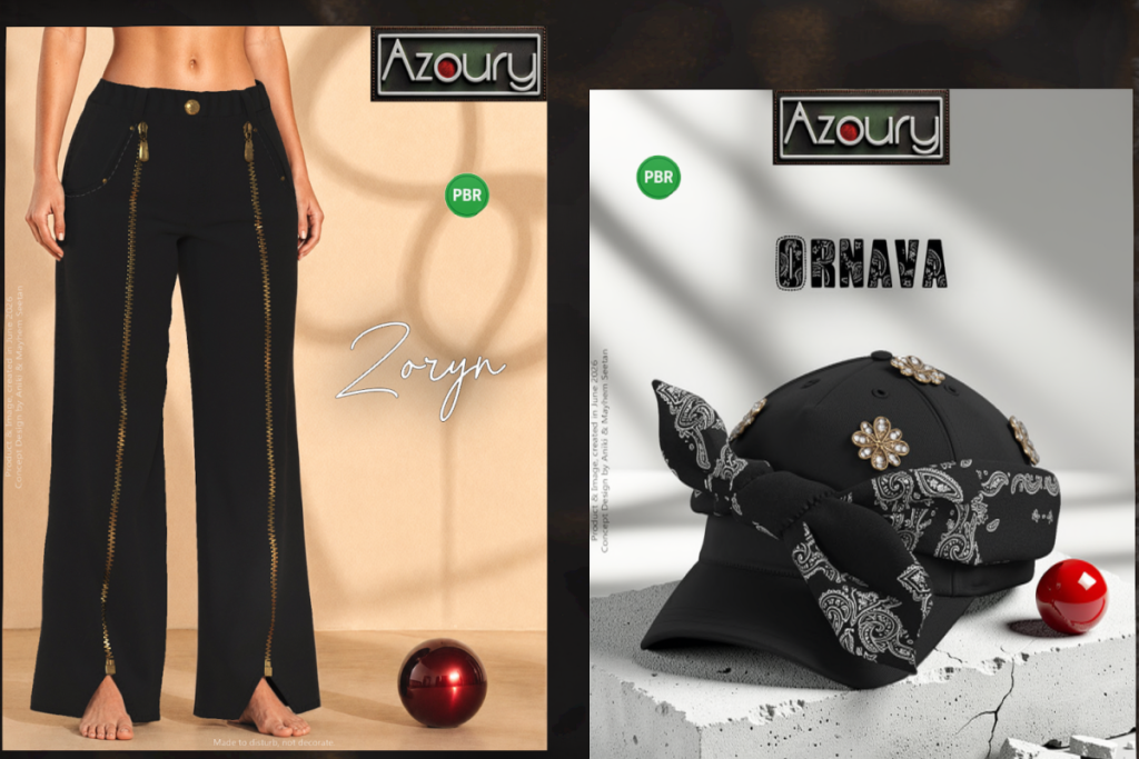 Zoryn Pants &amp; Oranava Cap - Legacy/MaitreyaX/Reborn, L$419 - L$389 each