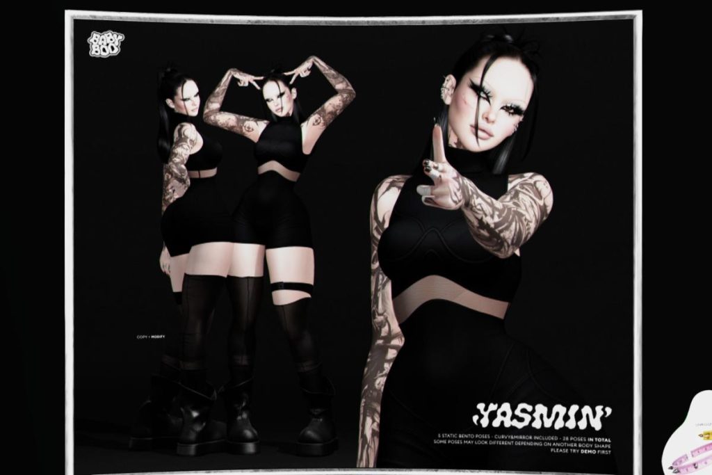 Yasmin Pose Set, L$192