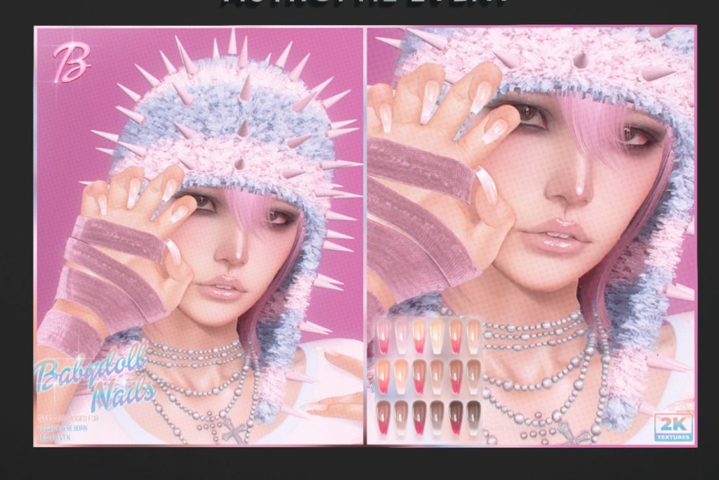 Babydoll Nails - Legacy/Reborn, L$589