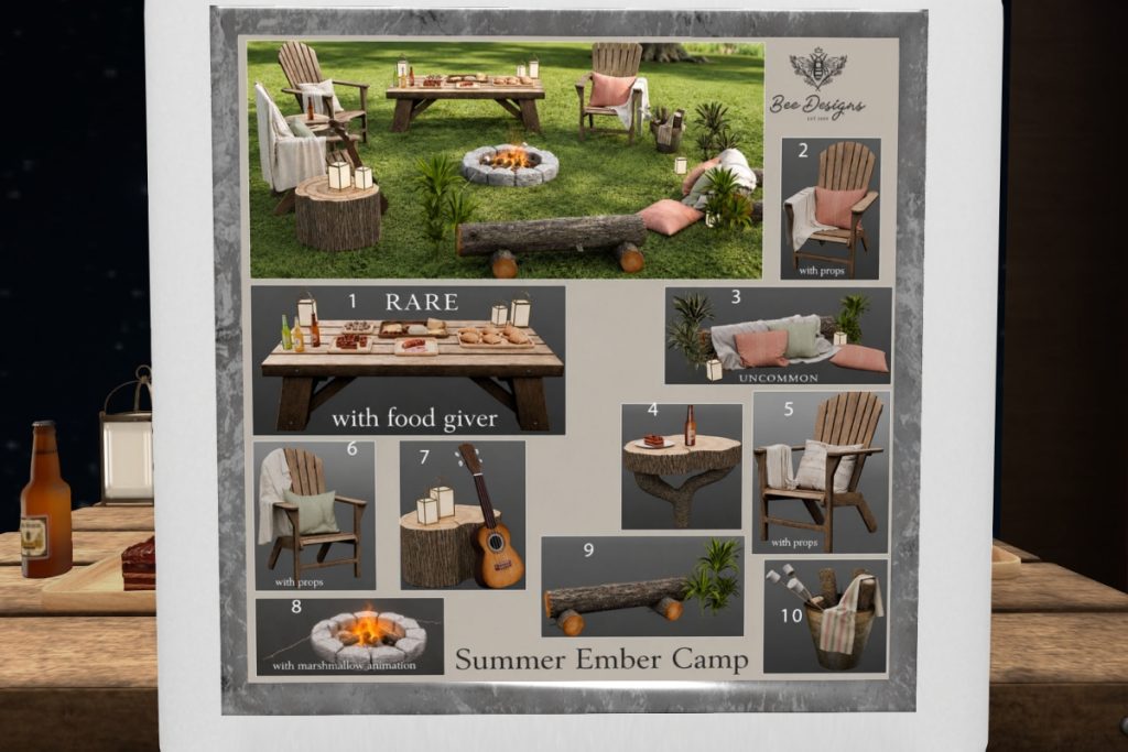Summer Ember Camp, L$59 per play