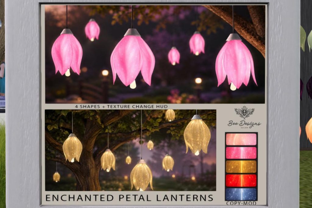 Enchanted Petal Lanterns, L$290