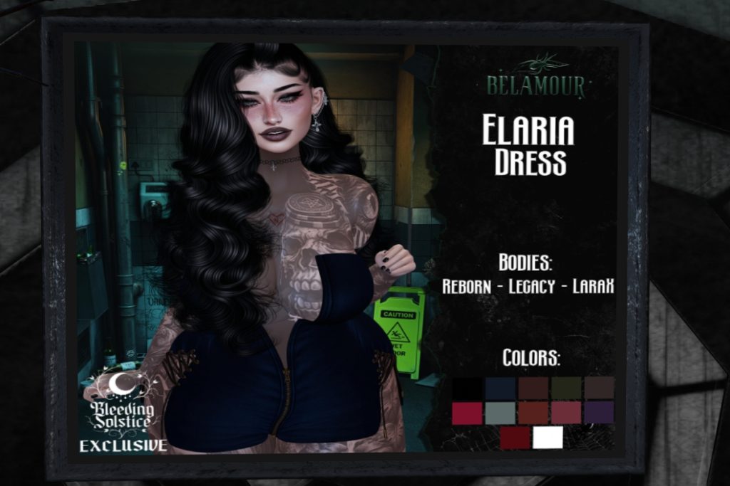 Elaria Dress - Legacy/MaitreyaX/Reborn, L$150 each/L$1500 FP