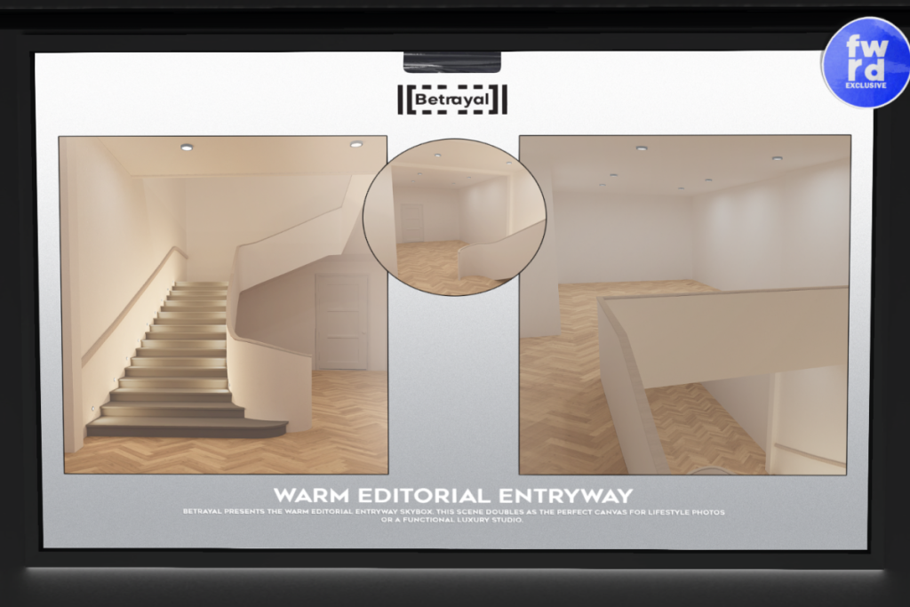 Warm Editorial Entryway Skybox, L$999