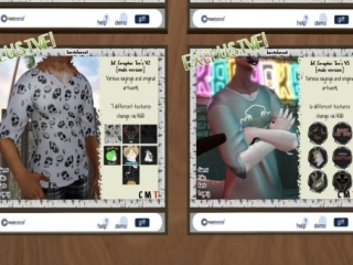 Graphic Tee's V2 - Gianni/Jake/Kario/Legacy, L$165 | Graphic Tee's V3 - Gianni/Jake/Kario/Legacy, L$165
