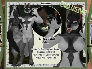 Apex Wolf Skins - BOM, L$380 each